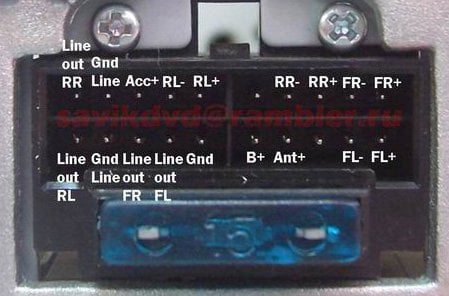 Разъёмы а/магнитол РАЗНЫЕ