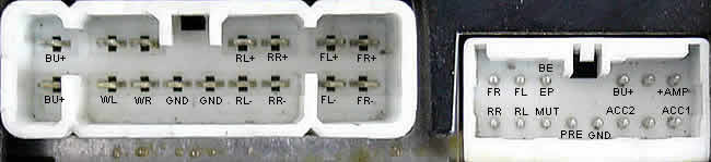 Разъёмы а/магнитол TOYOTA