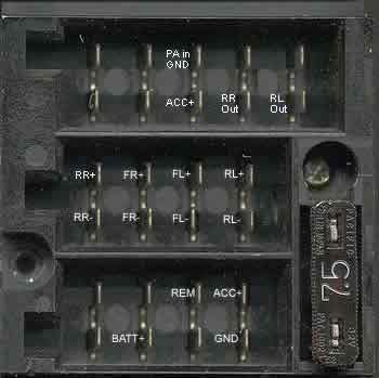 Разъёмы а/магнитол DAEWOO