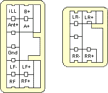 Разъёмы а/магнитол TOYOTA