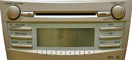 Разъёмы а/магнитол TOYOTA