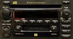 Разъёмы а/магнитол TOYOTA