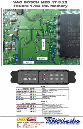 Подключение ЭБУ автомобилей Seat