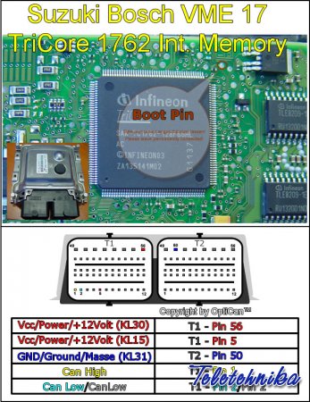 Подключение ЭБУ автомобилей Suzuki