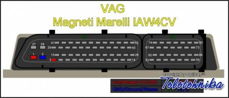 Подключение ЭБУ Magneti Marelli