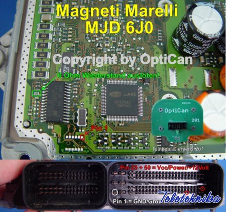 Подключение ЭБУ Magneti Marelli