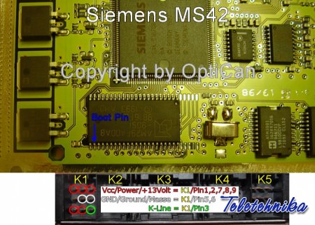 Подключение ЭБУ Siemens