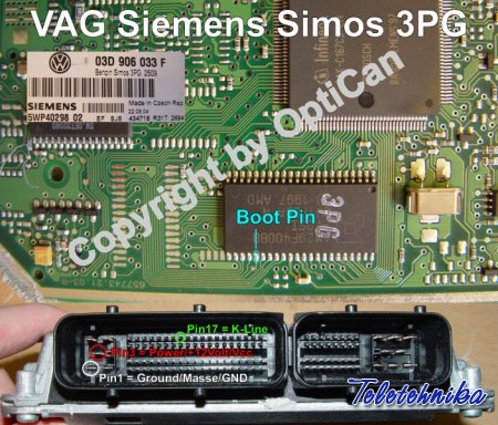 Подключение ЭБУ Siemens