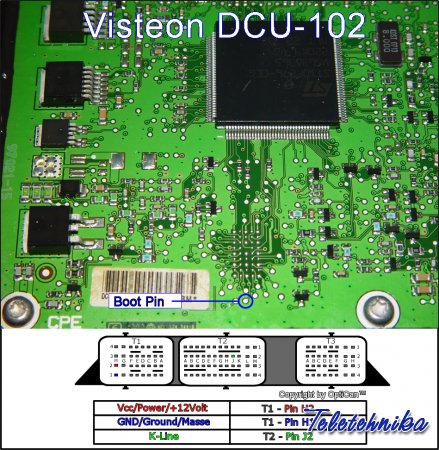 Подключение ЭБУ Visteon