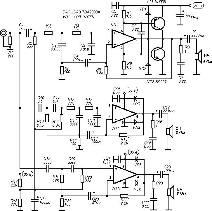 Многополосная активная АС